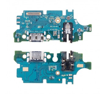 Шлейф для Samsung Galaxy A15 4G/5G (A155F/A156B) плата системный разъем/разъем гарнитуры/микрофон - Премиум#2035573