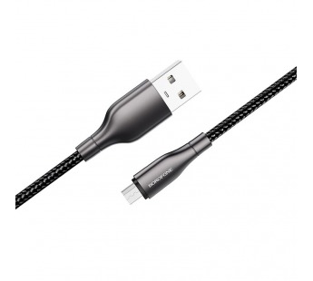 Кабель USB - micro USB Borofone BX45 Fast (повр. уп.) 100см 2,4A  (black) (235410)#2032754