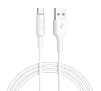 Кабель USB - Type-C Hoco X25 (повр. уп) 100см 3A  (white) (235415)#2032760