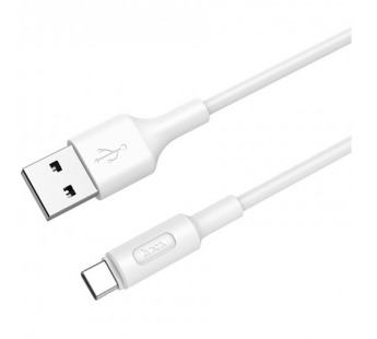 Кабель USB - Type-C Hoco X25 (повр. уп) 100см 3A  (white) (235415)#2037189