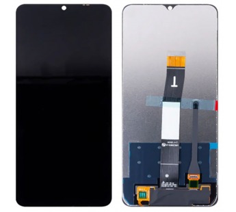 Дисплей для Xiaomi Redmi 12C/Poco C55 (22120RN86G) в сборе с тачскрином Черный - OR100#2086898