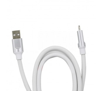 Кабель USB - Lightning XO NB251 (6A, силикон) Белый#2076492
