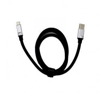 Кабель USB - Type-C XO NB251 (6A, силикон) Черный#2076494
