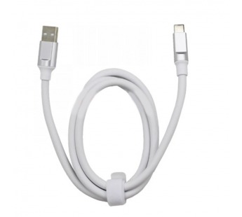 Кабель USB - Type-C XO NB251 (6A, силикон) Белый#2076495