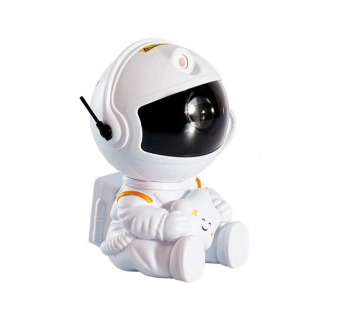 Ночник-проектор Космонавт малый "Звездное небо" белый#2138273