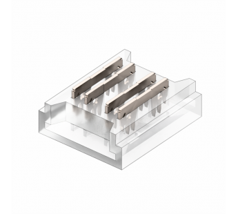 Коннектор Кн-3-10 для COB ленты 4PIN 10мм прямой, шт#2035741