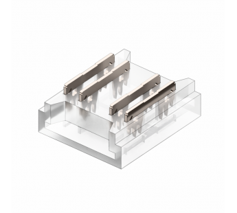 Коннектор Кн-3-10 для SMD ленты 4PIN 10мм прямой, шт#2035743