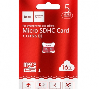 Micro SDHC карта памяти HOCO 16ГБ Class 10#2033596