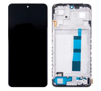 Дисплей для Xiaomi Redmi Note 12 4G (23021RAA2Y) модуль с рамкой Черный - (OLED)#2086735