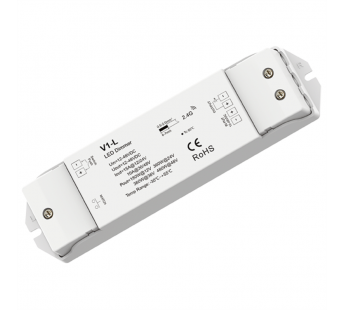 RoRi A4 контроллер 1-канальный 12-48V, 1CHx15A, 2.4 ГГц, шт#2138052