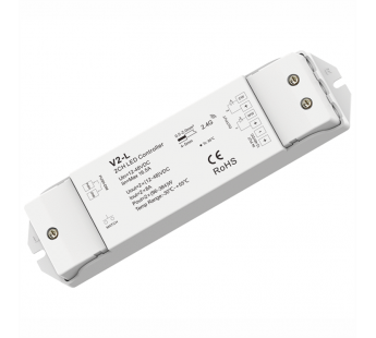 RoRi A4 контроллер 2-канальный 12-48V, 2CHx8A, 2.4 ГГц, шт#2138053