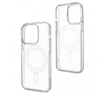 Чехол для iPhone 16 Pro Magsafe, прозрачный, в упаковке#2035471