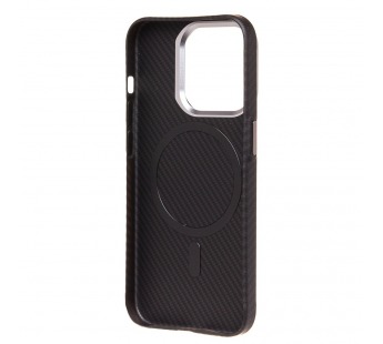 Чехол-накладка - SM028 SafeMag Carbon для "Apple iPhone 15 Pro Max" (black) (234709)#2122352