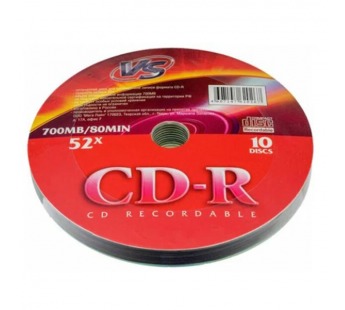 Диски VS CD-R 80 52х Shrink/10 (480)#2035583