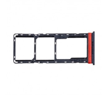 Держатель SIM для Infinix Hot 40i (X6528B) Черный#2063304