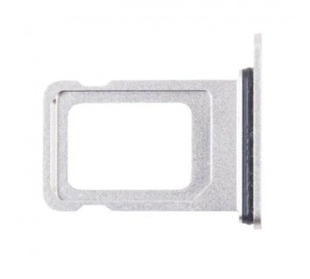 Держатель SIM для iPhone 15 Pro/15 Pro Max (2 Sim) (A3102/A3106) Белый#2065287