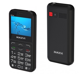 Мобильный телефон MAXVI B231 ds с док станцией Black (2,31"/0,3П/1400mAh)#2038882