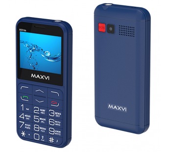 Мобильный телефон MAXVI B231 ds с док станцией Blue (2,31"/0,3МП/1400mAh)#2038878
