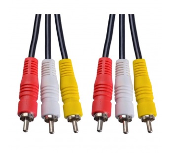 Шнур 3RCAшт. - шт.3RCA 1,5м "Perfeo"#2035624