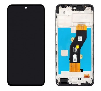 Дисплей для Infinix Hot 40i (X6528B) в рамке + тачскрин (черный) (100% LCD)#2070025