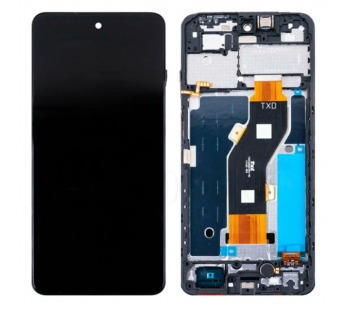 Дисплей для Infinix Smart 8 в рамке + тачскрин (черный) (100% LCD)#2079363