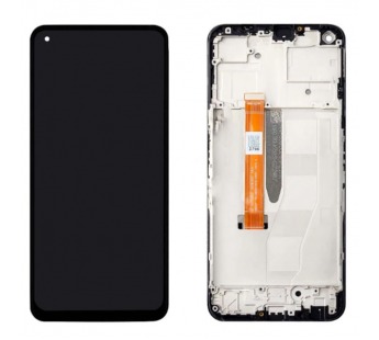 Дисплей для Realme 9 Pro 5G в рамке + тачскрин (черный) (100% LCD)#2054411