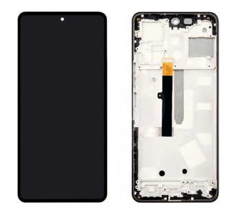 Дисплей для Tecno Camon 19 Pro в рамке + тачскрин (черный) (100% LCD)#2086750