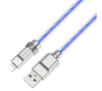 Кабель USB - Apple lightning HOCO U113 1.0м (blue)#2036475