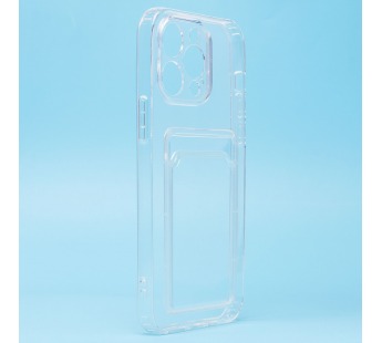 Чехол-накладка - SC276 c картхолдером для "Apple iPhone 16 Pro Max" (transparent) (234400)#2038562