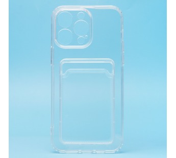 Чехол-накладка - SC276 c картхолдером для "Apple iPhone 16 Pro" (transparent) (234399)#2038559