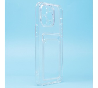 Чехол-накладка - SC276 c картхолдером для "Apple iPhone 16 Pro" (transparent) (234399)#2038560