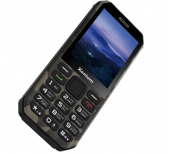 Мобильный телефон Xenium X300 Green (2.8"/0.3МП/3000mAh)#2037965