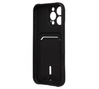 Чехол-накладка - SC304 c картхолдером для "Apple iPhone 16 Pro Max" (black) (234444)#2140007