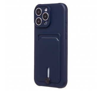 Чехол-накладка - SC304 c картхолдером для "Apple iPhone 16 Pro Max" (dark blue) (234452)#2140012