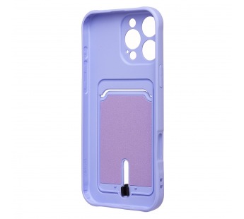 Чехол-накладка - SC304 c картхолдером для "Apple iPhone 16 Pro Max" (light violet) (234448)#2140013