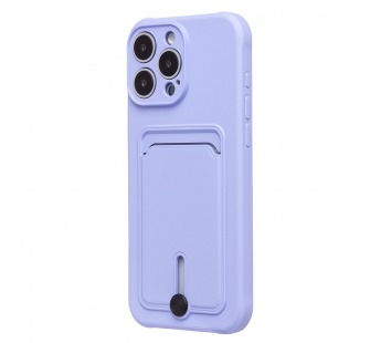 Чехол-накладка - SC304 c картхолдером для "Apple iPhone 16 Pro Max" (light violet) (234448)#2140014