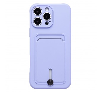 Чехол-накладка - SC304 c картхолдером для "Apple iPhone 16 Pro Max" (light violet) (234448)#2039751