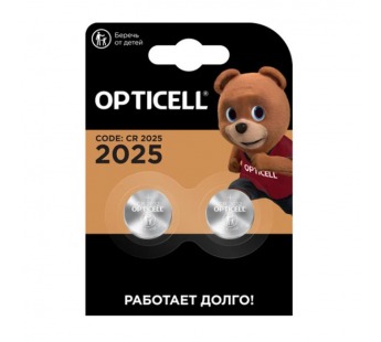 Элемент питания OPTICELL SPECIALTY CR2025 BL2 (2/20/200/33600)#2038351