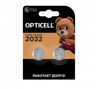 Элемент питания OPTICELL SPECIALTY CR2032 BL2 (2/20/200/33600)#2038352