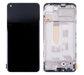 Дисплей для Realme 8 4G (RMX3085) модуль с рамкой Черный - (In-Cell)#2070086