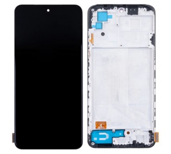 Дисплей для Xiaomi Redmi Note 10/10S/Poco M5s (M2101K7AG/M2101K7BNY/M2102K7AG/2207117BPG) модуль с рамкой Черный - (OLED)#2080573