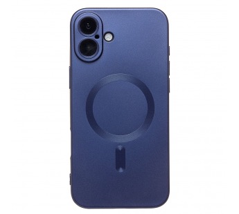Чехол-накладка - SM020 Matte SafeMag для "Apple iPhone 16 Plus" (dark blue) (234703)#2040341