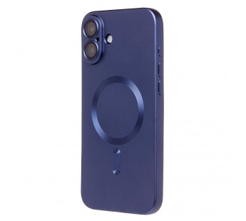 Чехол-накладка - SM020 Matte SafeMag для "Apple iPhone 16 Plus" (dark blue) (234703)#2040340
