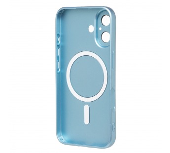 Чехол-накладка - SM020 Matte SafeMag для "Apple iPhone 16" (light blue) (234701)#2061290