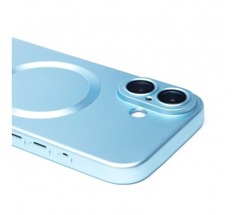 Чехол-накладка - SM020 Matte SafeMag для "Apple iPhone 16" (light blue) (234701)#2102324