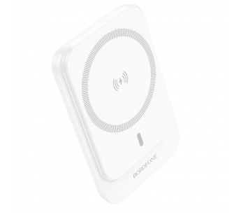 Внешний аккумулятор BOROFONE BJ63 PD 20W MagSafe 5000 mAh (белый)#2039045