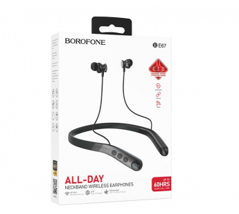 Спортивные Bluetooth-наушники BOROFONE BE67 (черный)#2038913