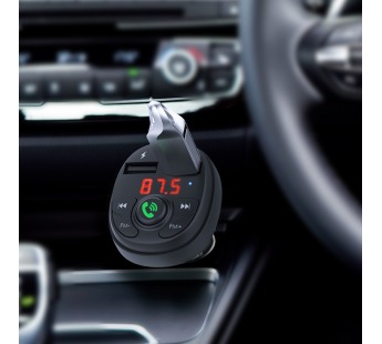 Автомобильный FM-трансмиттер Borofone BC26 (повр. уп.) 10,5W 2USB (black) (235452)#2039278