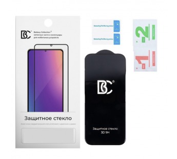 Защитное стекло "Премиум" для iPhone 16 Черный (Закалённое+, полное покрытие)#2085033