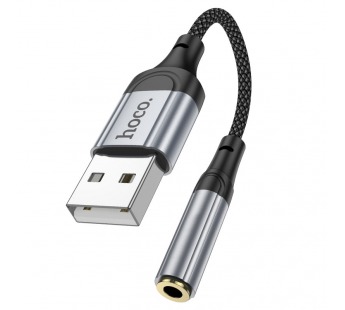 Переходник Hoco LS36 USB - AUX 3.5 (Черный)#2039503